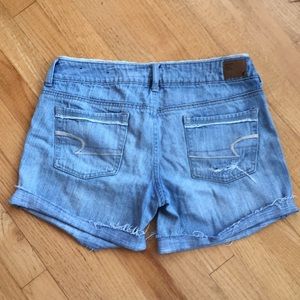 AEO denim shorts